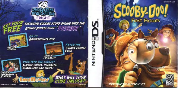manual for Scooby-Doo! - First Frights